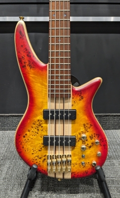 Jackson - Pro Series Spectra Bass - Transparent Cherry Burst 2